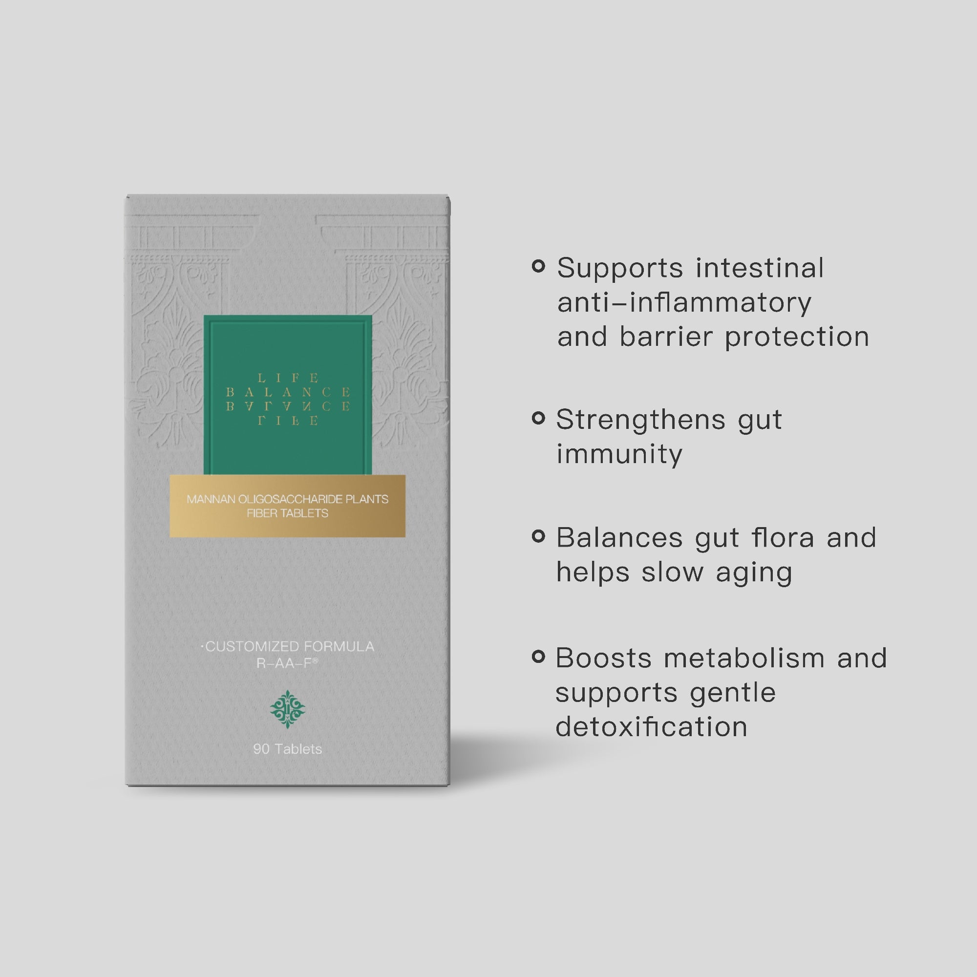 MANNAN OLIGOSACCHARIDE PLANTS FIBER TABLETS